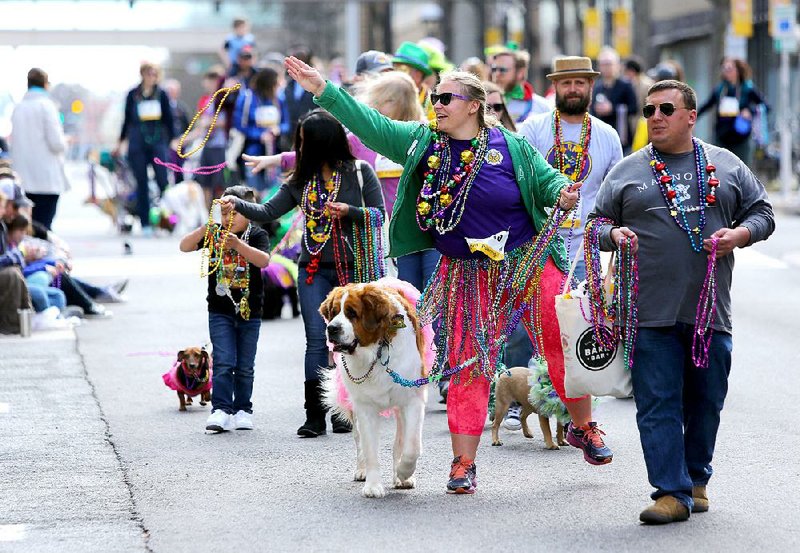 Barkus on Main Mardi Gras celebration