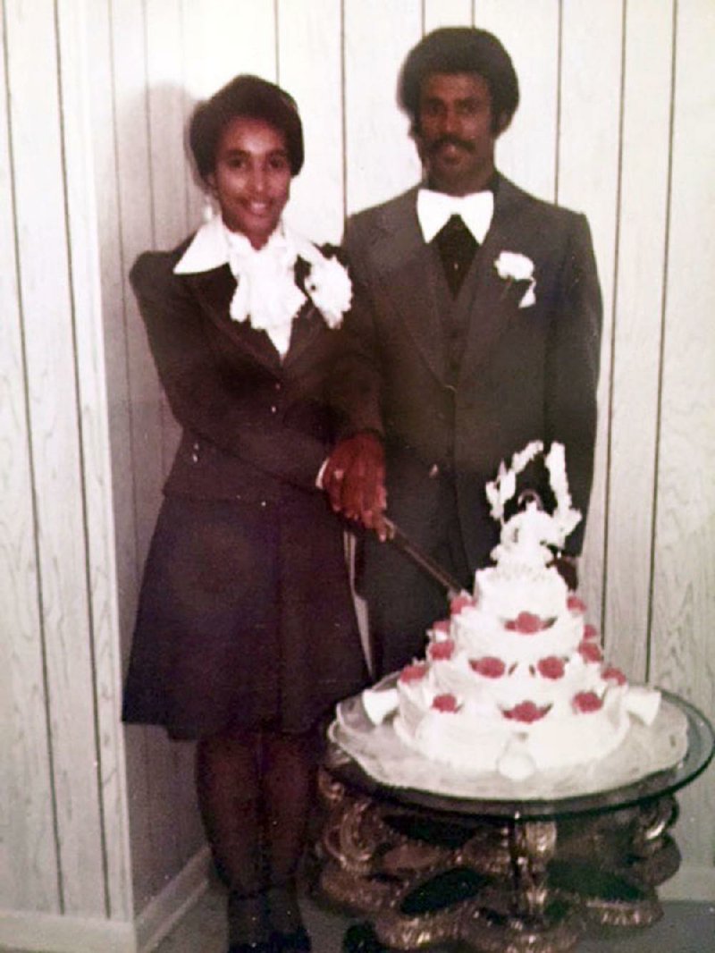 Virginia Rhodes and Elton Taylor were married on Nov. 9, 1974. They met on the campus of Arkansas Agricultural, Mechanical and Normal College — now the University of Arkansas at Pine Bluff — in 1971. “I didn’t think he was my type — initially, that’s what I thought,” Virginia says. “It turned out he was.” 