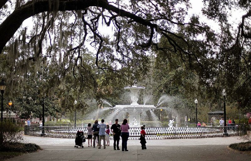 The fountain in Forsythe Park is a gathering place for Savannah’s residents and tourists. Lured by the city’s time-capsule collection of antebellum houses and manicured public squares, tourists to this coastal city spend more than $2 billion each year.