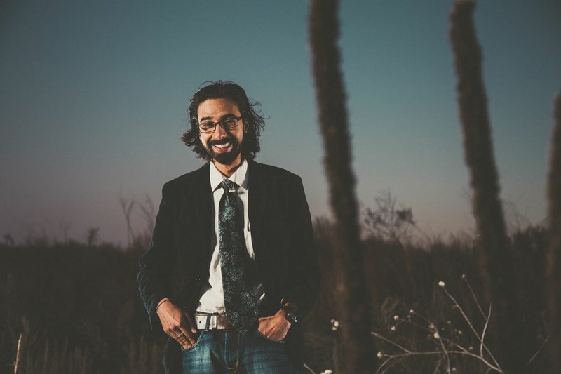 Courtesy Photo Krish Mohan (shown) and Andrew Frank are out on their first comedy tour together and will bring their "idea-based, socially conscious" comedy to Nomad's in Fayetteville Feb. 2.