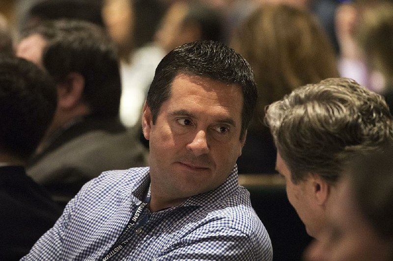 House Intelligence Committee Chairman Devin Nunes, the primary author of the memo, attends the GOP retreat Thursday in West Virginia. 