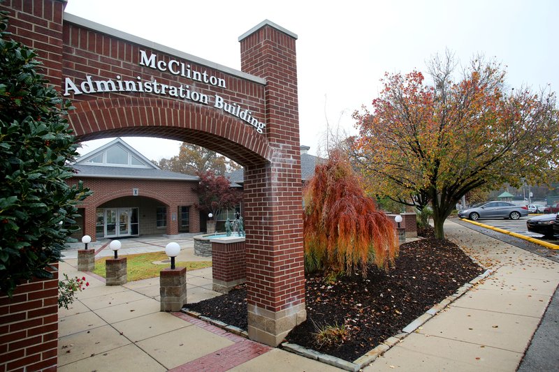 The Fayetteville Public Schools McClinton Administration Building Tuesday, November 7, 2017 in Fayetteville.