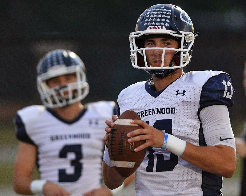 Greenwood quarterback Connor Noland is one of eight players who were offered scholarships by Arkansas Coach Chad Morris and signed with the Razorbacks in December.