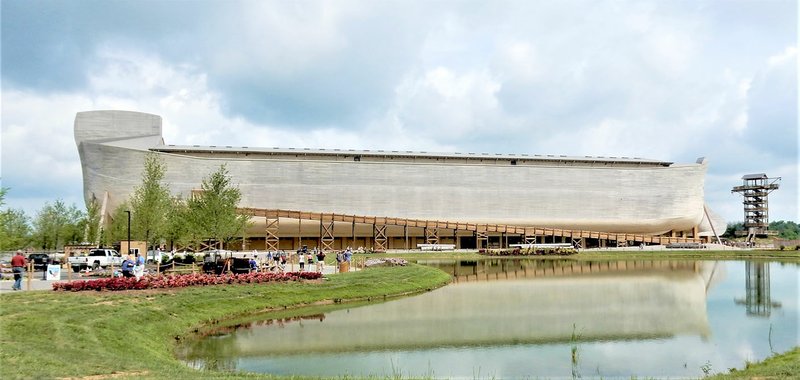 Gene Linzey/Reflections on Life Pictured is the Ark Encounter, featuring a full-size construction of Noah's Ark from the book of Genesis, located in Williamstown, Ky.