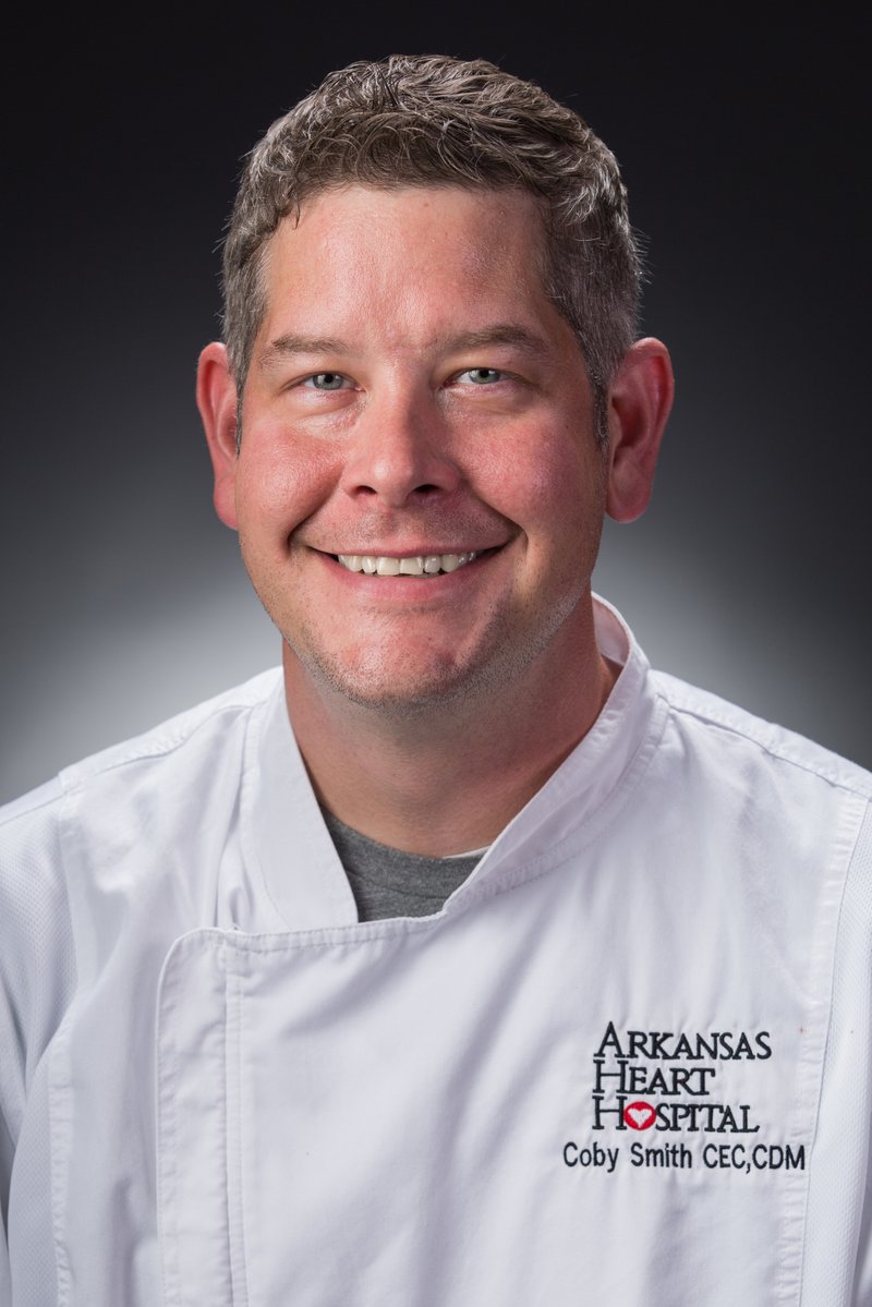 Coby Smith, executive chef at Coby's at Arkansas Heart Hospital in Little Rock. 