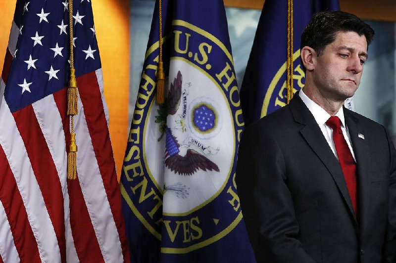 House Speaker Paul Ryan said Thursday that the House was committed to passing a spending extension before addressing immigration legislation. 