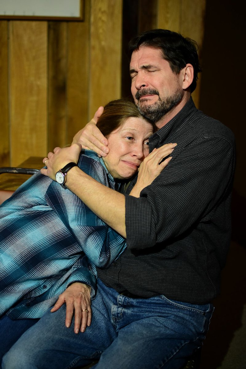 Photo: Danielle Keller Terry Vaughan and Tim Gilster star in Kent Brown's "In the Middle of Nowhere" at the Ozark Mountain Smokehouse.