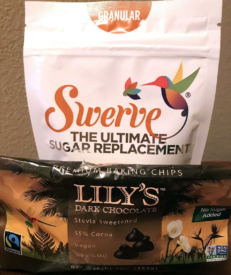 Swerve sweetener and Lily’s Premium Baking Chips 