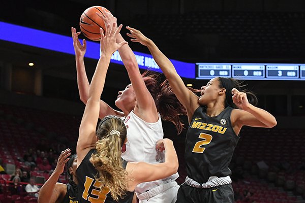 Arkansas lost 84-58 to Missouri Monday Feb. 12, 2018 at Bud Walton Arena in Fayetteville.