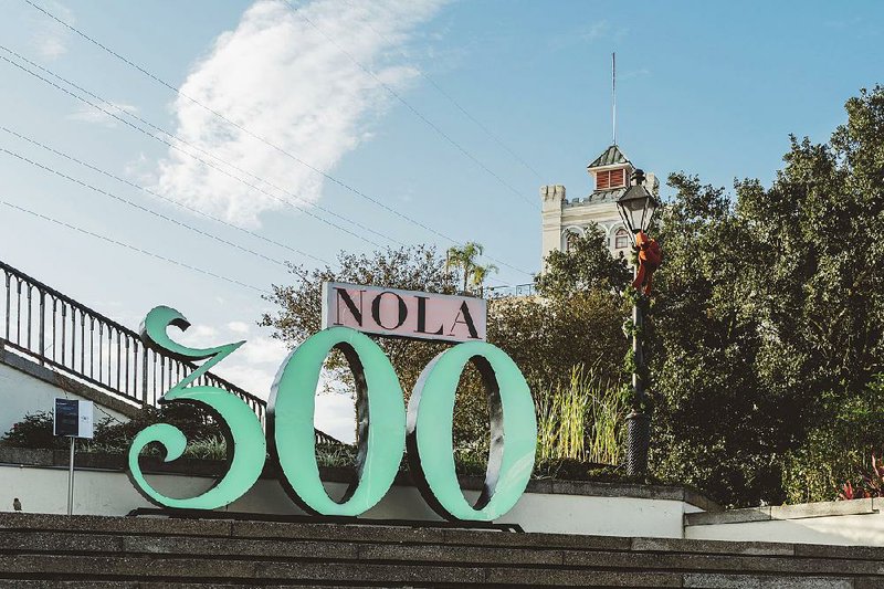 New Orleans is celebrating the big 300 with events, sculptures and exhibits looking back at the city’s colorful history.