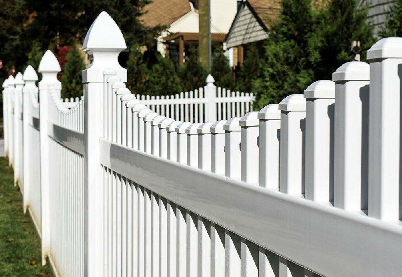 Vinyl fencing is rising in popularity as an inexpensive, maintenance-free alternative to wood.