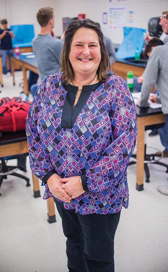 Karen Burnett was recently named the Sheridan School District’s Secondary Teacher of the Year. Burnett, who received the award at the Grant County Chamber of Commerce Banquet on Feb. 10, has taught at Sheridan for the past six years. She said the award was “very humbling.” 