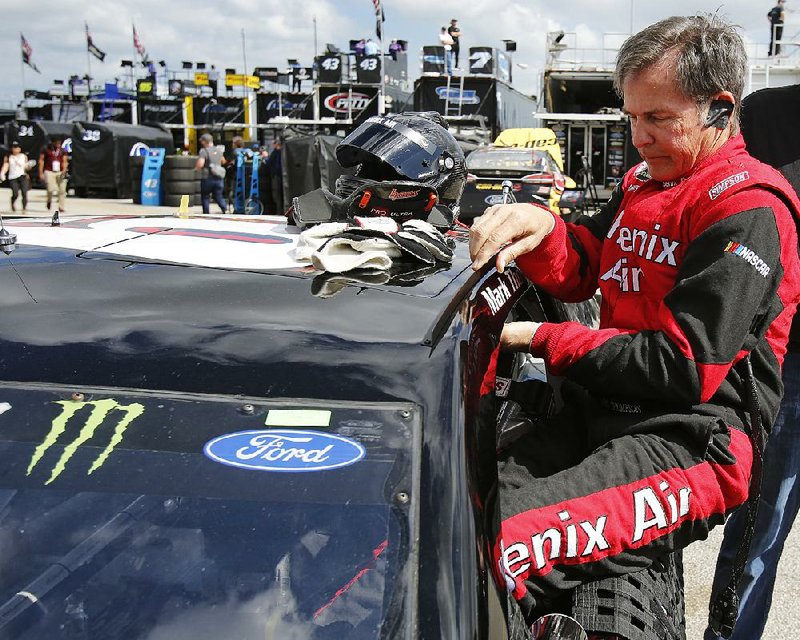 Mark Thompson, 66, will become the oldest driver to ever start the Daytona 500 on Sunday from the 40th and final spot in the field. 
