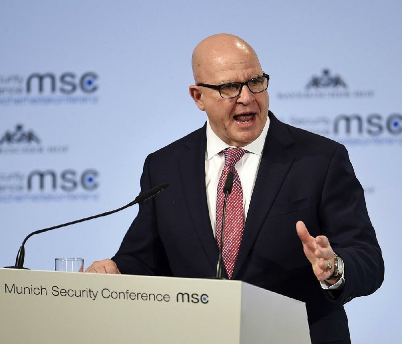 National security adviser H.R. McMaster said Saturday in Munich that while Russian meddling in U.S. elections was undeniable, “we are already improving our ability to defeat these pernicious threats.”