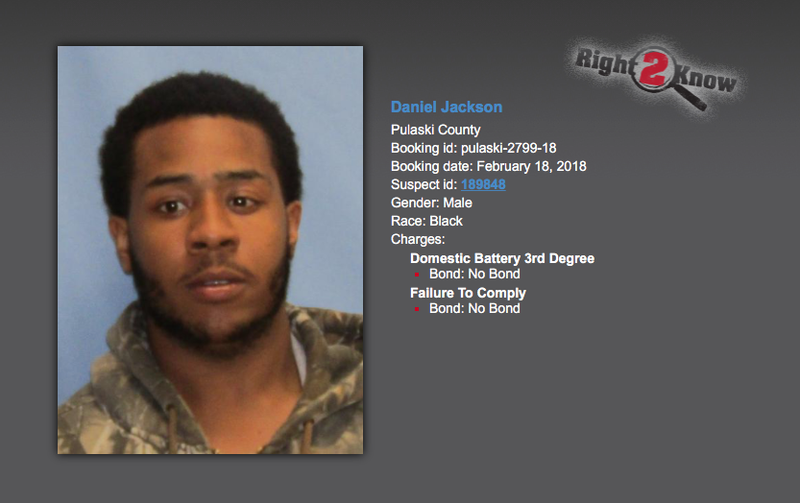 Daniel Jamal Jackson, 22, of Little Rock