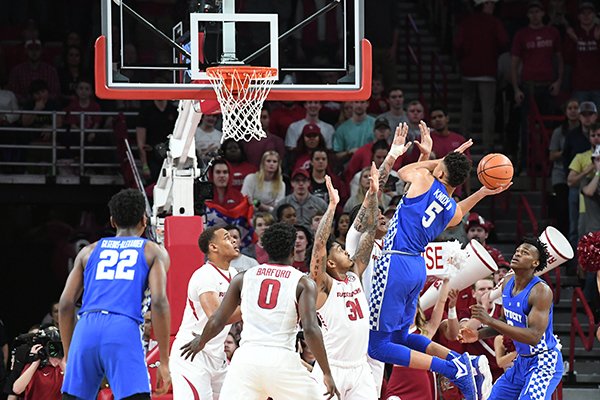 Arkansas lost 87-72 to Kentucky Tuesday Feb. 20, 2018 at Bud Walton Arena in Fayetteville.