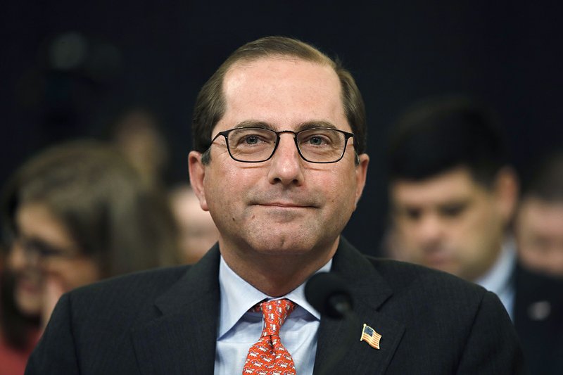 The Associated Press FY19 BUDGET: In this Feb. 14 photo, Health and Human Services Secretary Alex Azar attends a House Ways and Means Committee hearing on the FY19 budget on Capitol Hill in Washington. The Trump administration is clearing the way for a lower-cost alternative to comprehensive medical insurance plans sold under former President Barack Obama's health care law.
