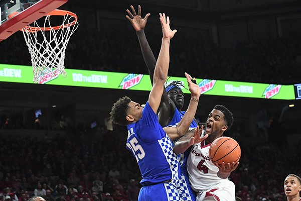 Arkansas lost 87-72 to Kentucky Tuesday Feb. 20, 2018 at Bud Walton Arena in Fayetteville.