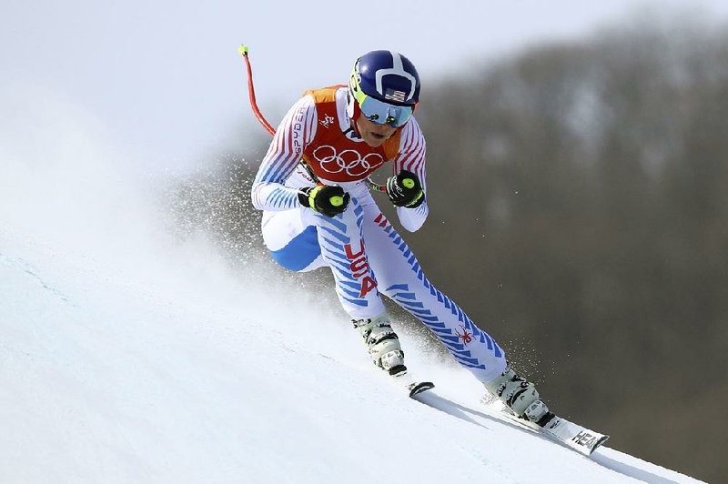 Pyeongchang Olympics American Lindsey Vonn competes in the women’s downhill earlier today at the Winter Olympics in Jeongseon, South Korea. Vonn took the bronze medal in the event. Italy’s Soÿa Goggia won the gold and Norway’s Ragnhild Mowinckel took silver. 
