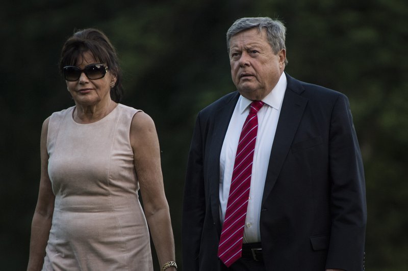 Amalija and Viktor Knavs, parents of first lady Melania Trump, obtained green cards to reside permanently in the United States.