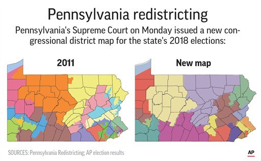 Pa Supreme Court draws a 'much more competitive' district map