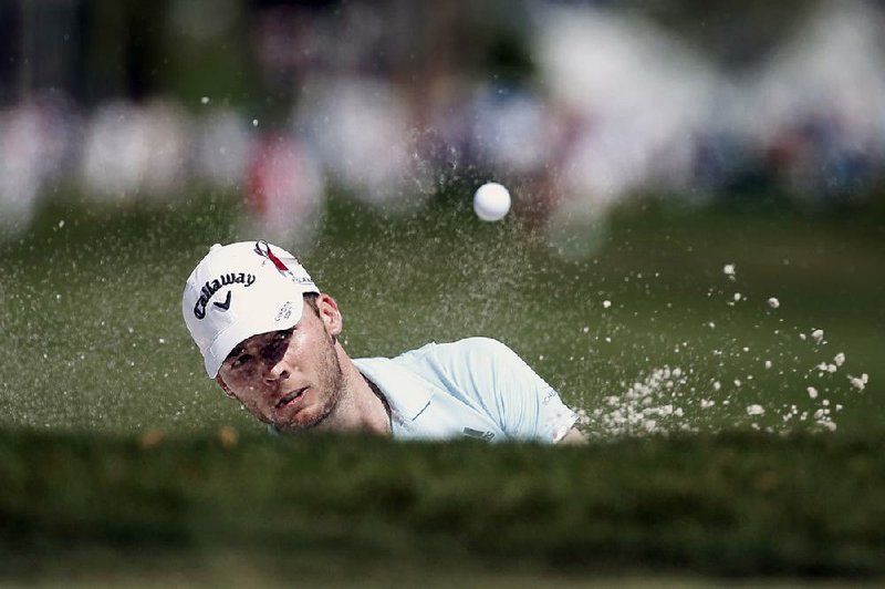 Sam Burns finally vanquished his nervousness with being partnered with Tiger Woods in the final round of the Honda Classic. 