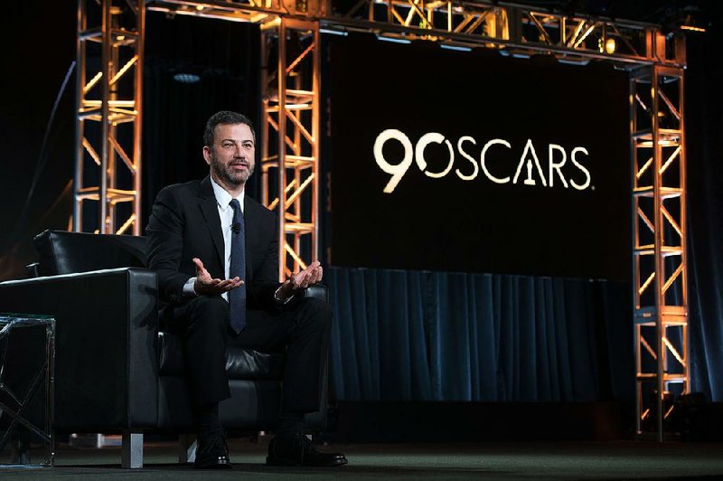 Jimmy Kimmel, host of Jimmy Kimmel Live!, will return to host the the 90th Oscars at 7 p.m. today on ABC. Bob Hope leads all hosts with 18 appearances.