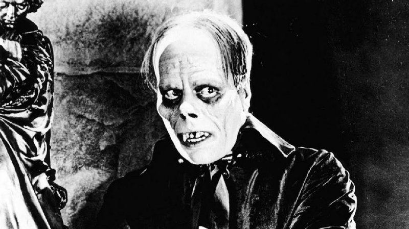Lon Chaney, with his relatively small makeup kit, shows before and after (shown) transforming himself into the Phantom in The Phantom of the Opera.
