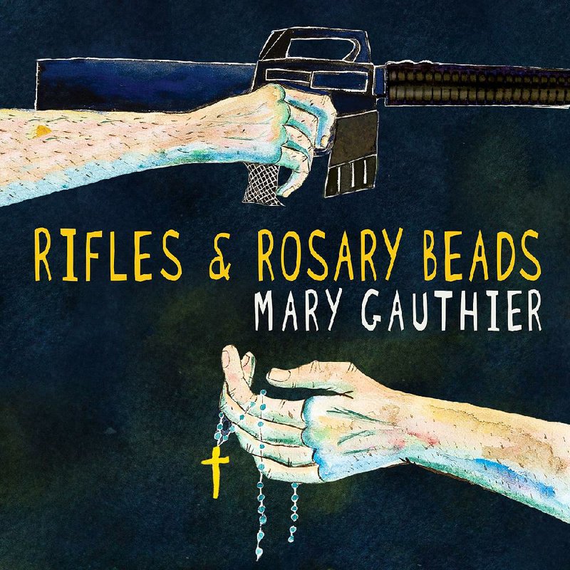 Album cover for Mary Gauthier's "Rifles and Rosary Beads" 