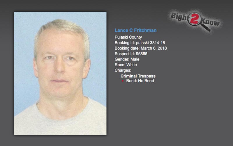 Lance Fritchman, 52, of Little Rock