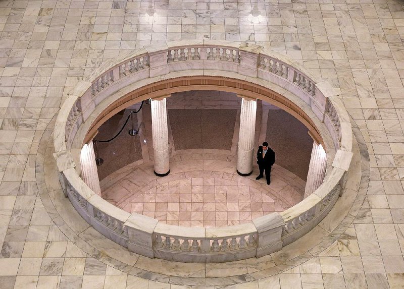 FILE PHOTO: This photo shows inside the Arkansas Capitol in 2016.