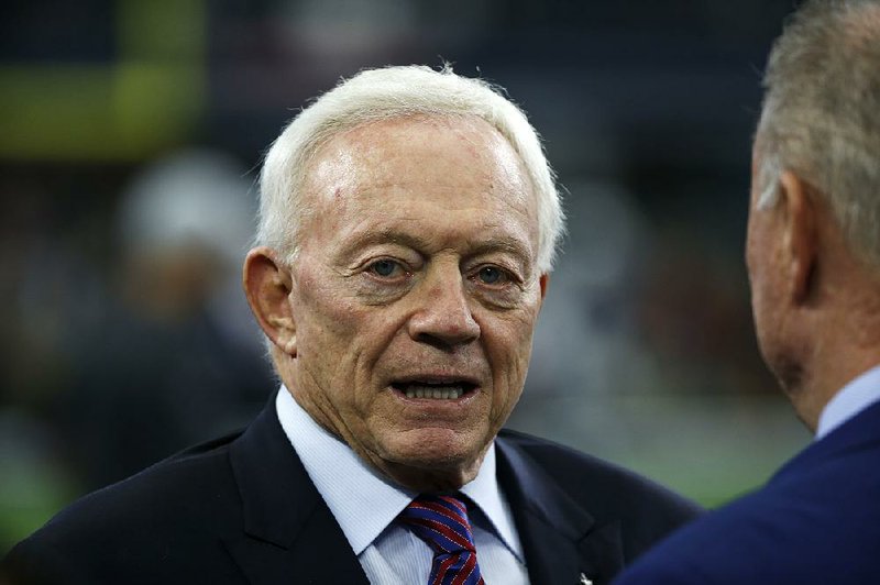 Dallas Cowboys owner Jerry Jones is shown in this file photo.