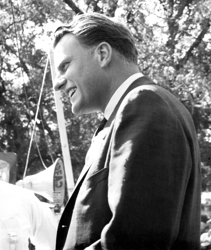 BILL BOWMAN Billy Graham spoke to a large crowd in Sulphur Springs on Monday, Sept. 14, 1959. He was in Sulphur Springs to attend a board of directors meeting of the Wycliffe Bible Translators.