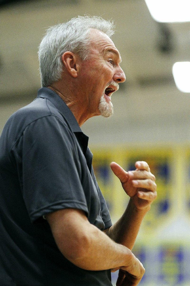 Guy-Perkins head Coach John Hutchcraft will lead his Thunderbirds, a program he has guided for the past 40 years, against Izard County in the boys Class 1A state championship game tonight at the Bank of the Ozarks Arena in Hot Springs.