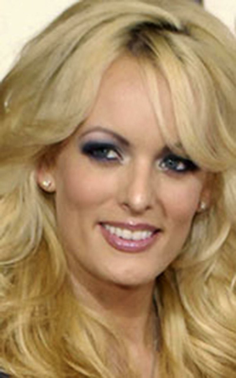 FILE - In this Feb. 10, 2008 file photo, adult film star Stormy Daniels arrives at the 50th Annual Grammy Awards in Los Angeles. CBS News President David Rhodes says that a "60 Minutes" interview with Daniels needs more journalistic work. Rhodes' statement at a conference in Israel Tuesday was the first time CBS publicly confirmed it had interviewed Daniels, who has alleged an extramarital affair with Donald Trump before he became president. (AP Photo/Chris Pizzello, File)