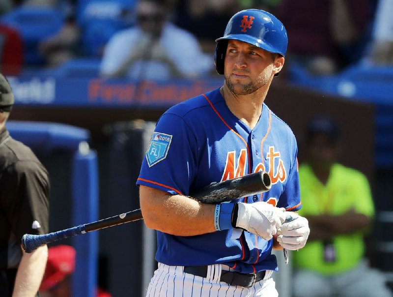 Tim Tebow has been reassigned to the New York Mets minor league camp after going 0 for 4 in an exhibition game against the Houston Astros.