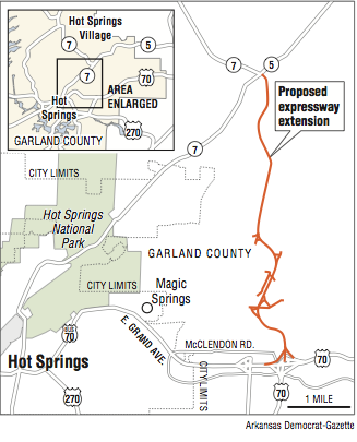 Garland County Property Map King Road Extension Proposed In Hot Springs