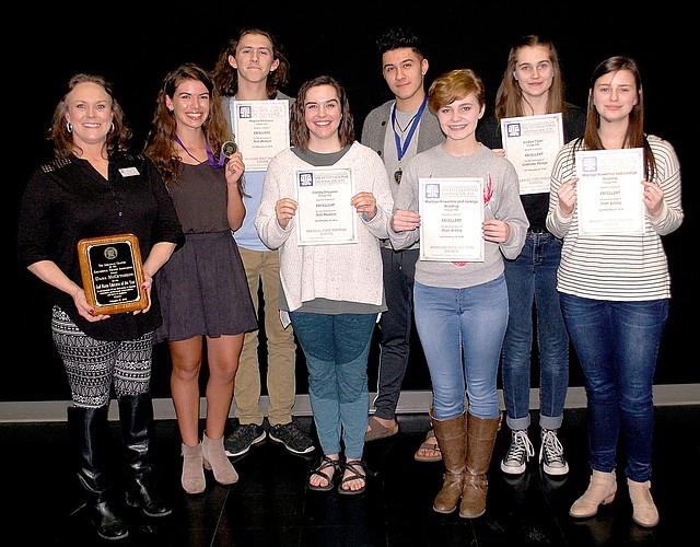 Janelle Jessen/Siloam Sunday Siloam Springs High School theater students brought a number of awards home from the Arkansas Educational Theatre Association annual State Thespian Festival on Feb. 8 through 10.