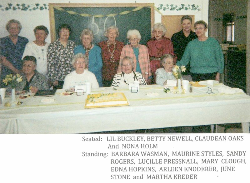 Friendly Neighbors Club of Sulphur Springs, 2008, at 50th Year Celebration.