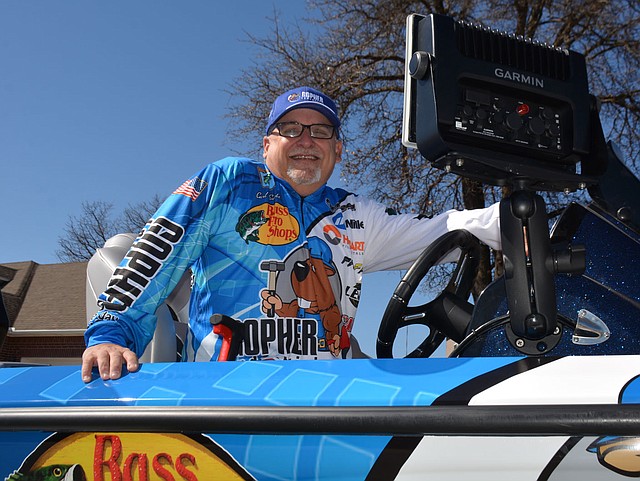 Mike Capshaw/Herald-Leader Carl Svebek of Siloam Springs is one of three Arkansans in the field of 52 anglers fishing at the 2018 GEICO Bassmaster Classic on Lake Hartwell in Greenville, S.C. The biggest event in professional bass fishing runs today through Friday.