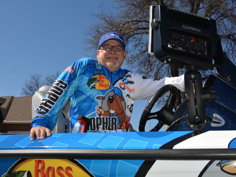 Mike Capshaw/Herald-Leader Carl Svebek of Siloam Springs is one of three Arkansans in the field of 52 anglers fishing at the 2018 GEICO Bassmaster Classic on Lake Hartwell in Greenville, S.C. The biggest event in professional bass fishing runs today through Friday.
