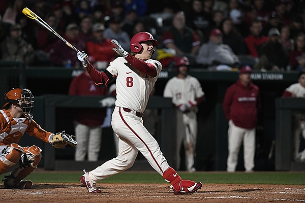 Razorbacks batter Longhorns at Baum | Northwest Arkansas Democrat-Gazette