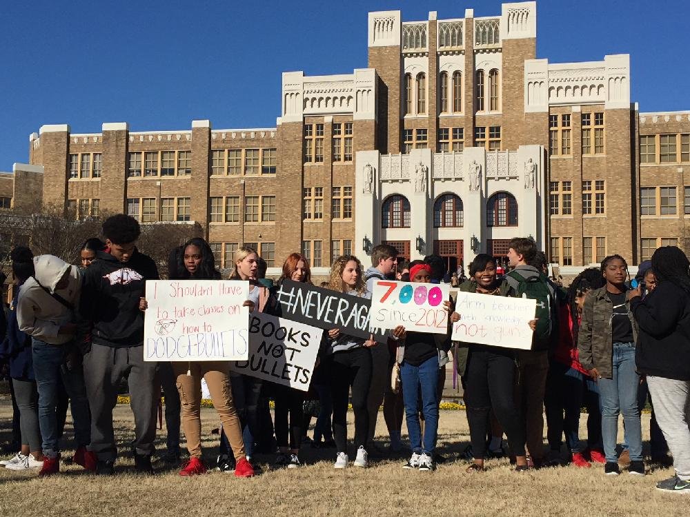 Student walkout at Arkansas high schools The Arkansas Democrat