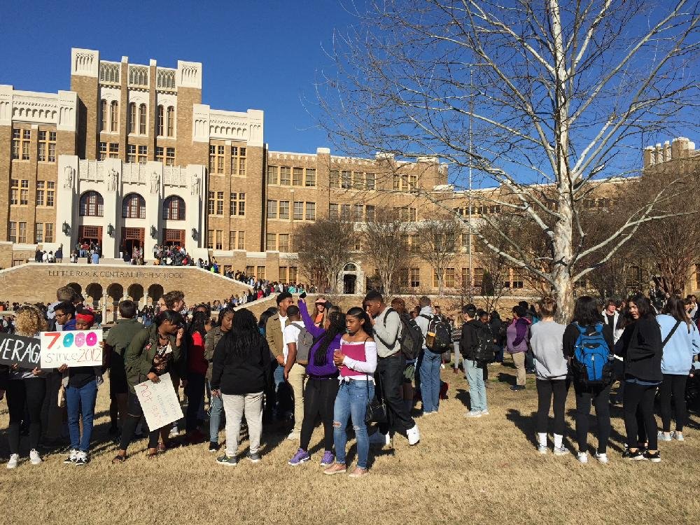 Student walkout at Arkansas high schools The Arkansas Democrat