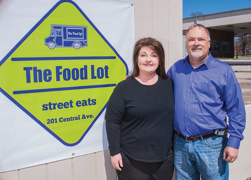WILLIAM HARVEY/THREE RIVERS EDITION
Wendy and Steve Lewis of Batesville will open The Food Lot, 201 Central Ave., on Monday. It is the first permanent location for food trucks in the city. Although one truck will open Monday, room is available for eight food trucks, Steve Lewis said. Also, a mural will be painted on the concrete wall on the lot, and landscaping and picnic tables will be added.