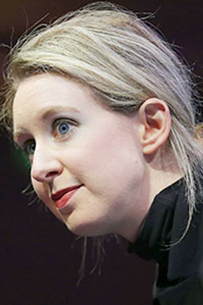 In this Nov. 2, 2015, file photo, Elizabeth Holmes, founder and CEO of Theranos, speaks at the Fortune Global Forum in San Francisco.