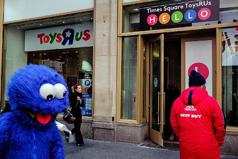 Toys R Us stores, like this one at Times Square in New York City, were long the unrivaled supermarket of toys, but the acquisition of the retailer by an investor group in 2005 failed to lead to its turnaround and left it drowning in debt.
