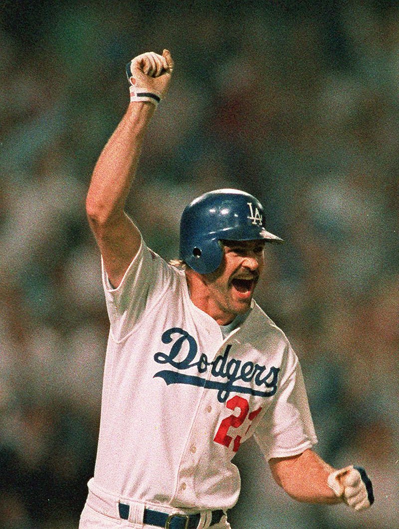 The Los Angeles Dodgers will honor Kirk Gibson with a blue-painted seat signed by Gibson in the right-field pavilion where his 1988 World Series Game 1 game-winning home run ball landed.