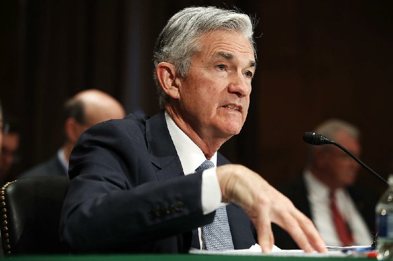 Federal Reserve Chairman Jerome Powell testifies as he gives the semiannual monetary policy report to the Senate Banking Committee, Thursday, March 1, 2018, on Capitol Hill in Washington. (AP Photo/Jacquelyn Martin)