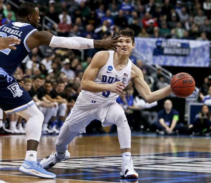 Duke senior Grayson Allen has been a polarizing figure during his four seasons with the Blue Devils, but Coach Mike Krzyzewski said he has grown into a leadership role with the team. 